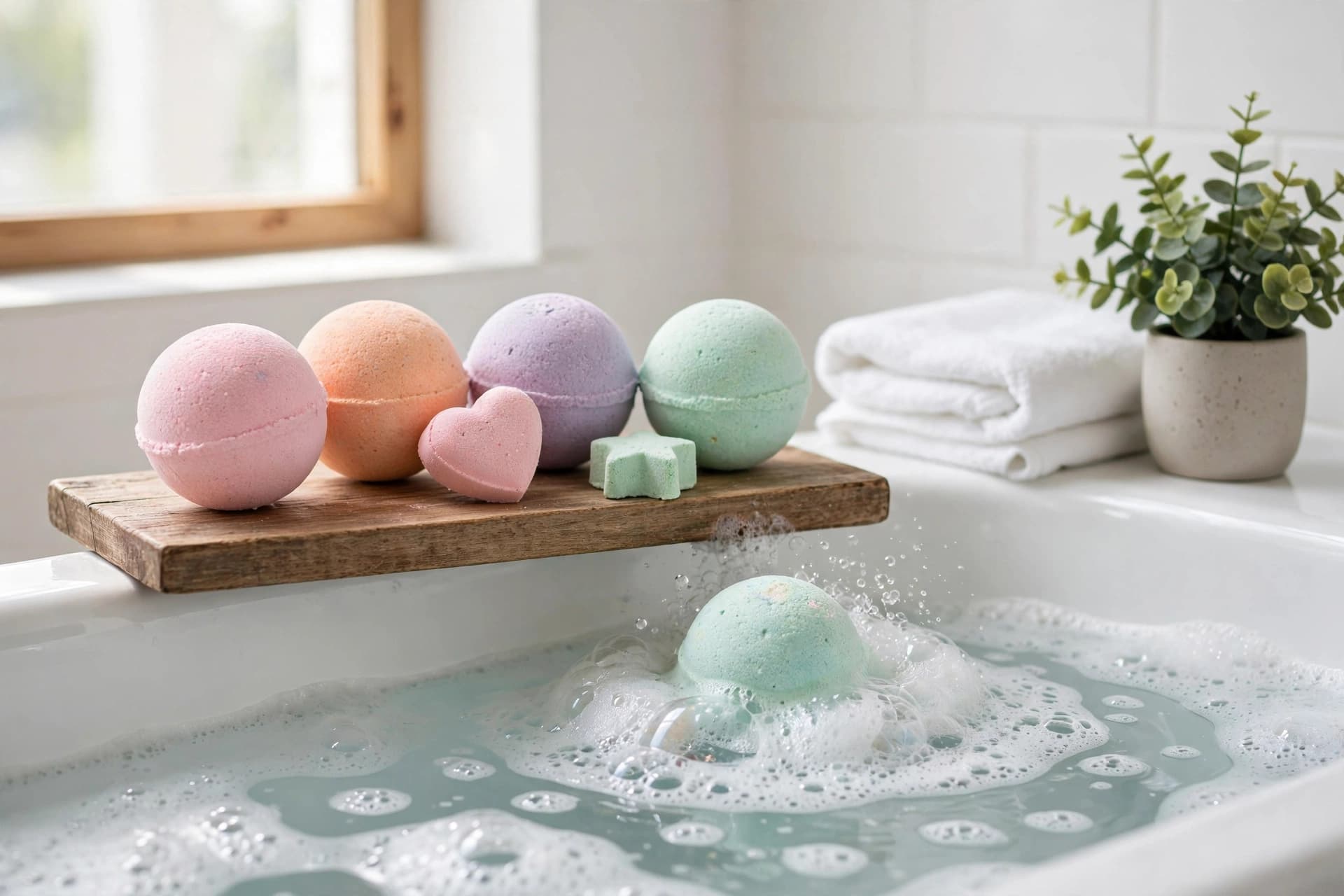 Bath Bombs ♡ Pastel Soak Set — 3 × 6-Packs (18 Bombs)
